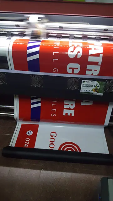 Goodwill hardware-front signage artwork in large-format print production