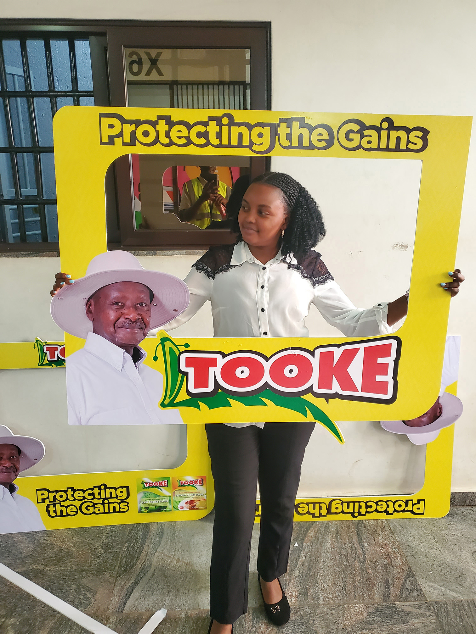 BIRDC photo frames Kololo NRM campaign production case study