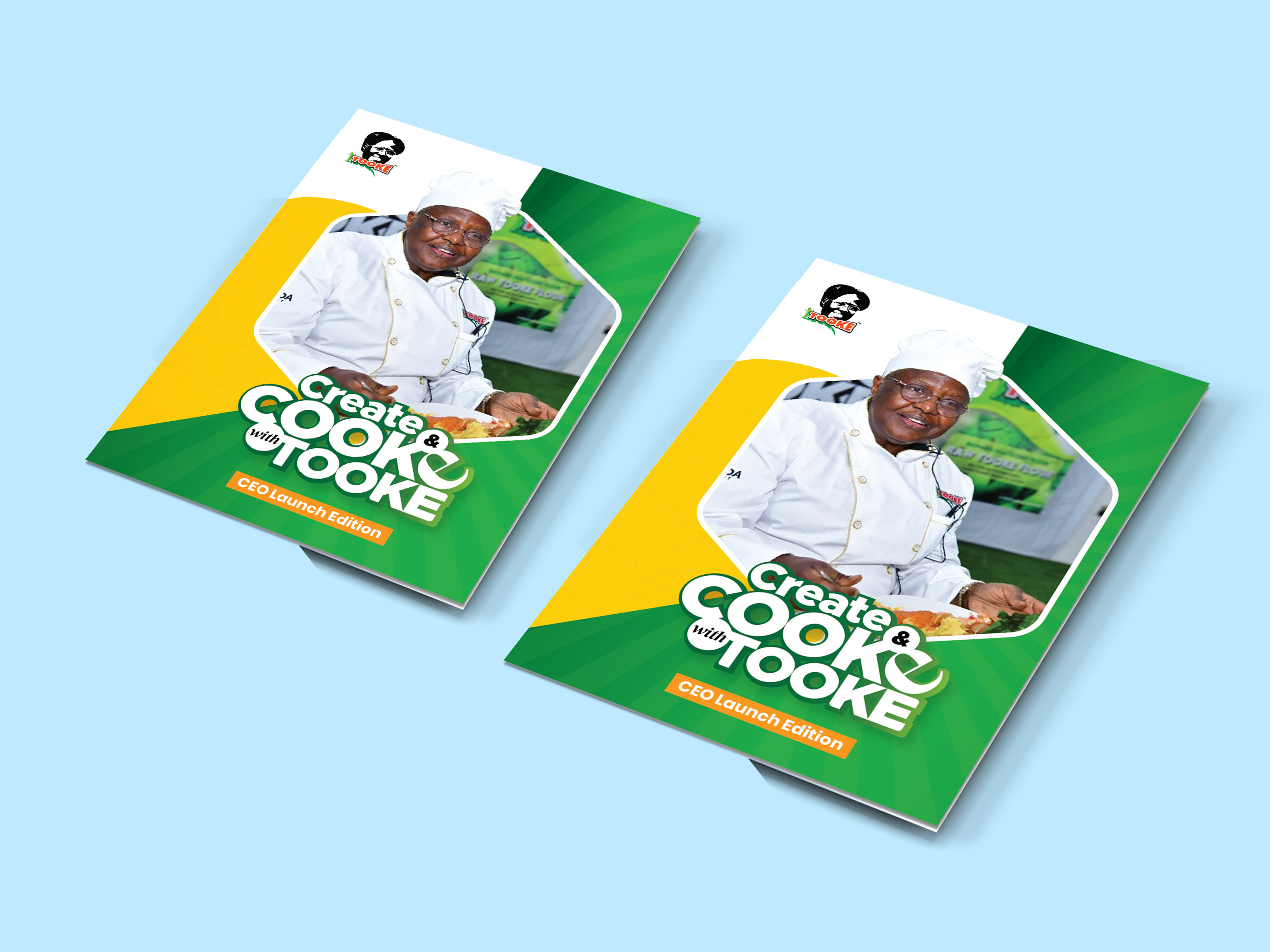 Create and Cook competition event branding, printing and production for Kampala and Wakiso