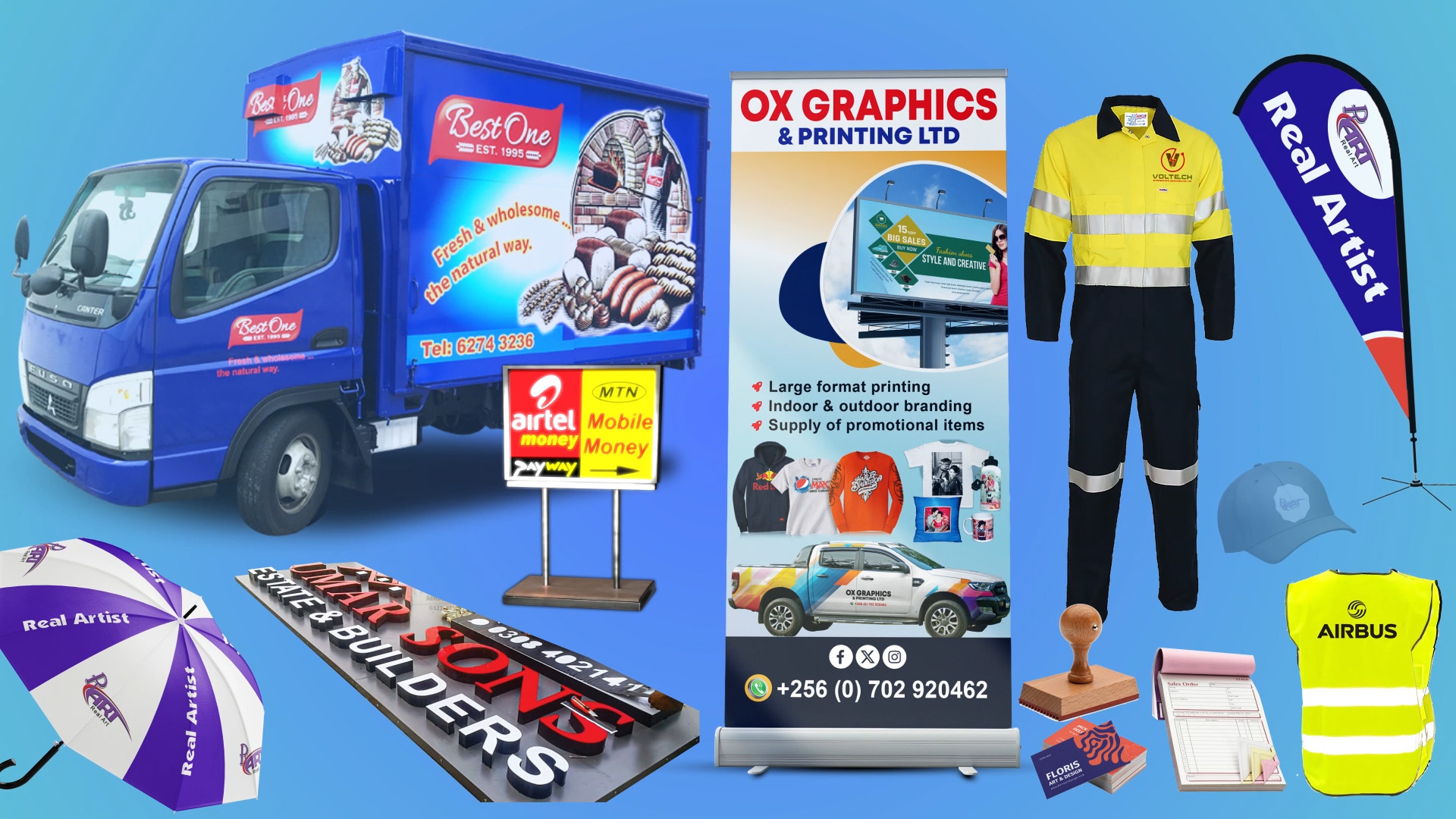 Motion graphics campaigns and greetings in Uganda (After Effects, Photoshop and Illustrator)