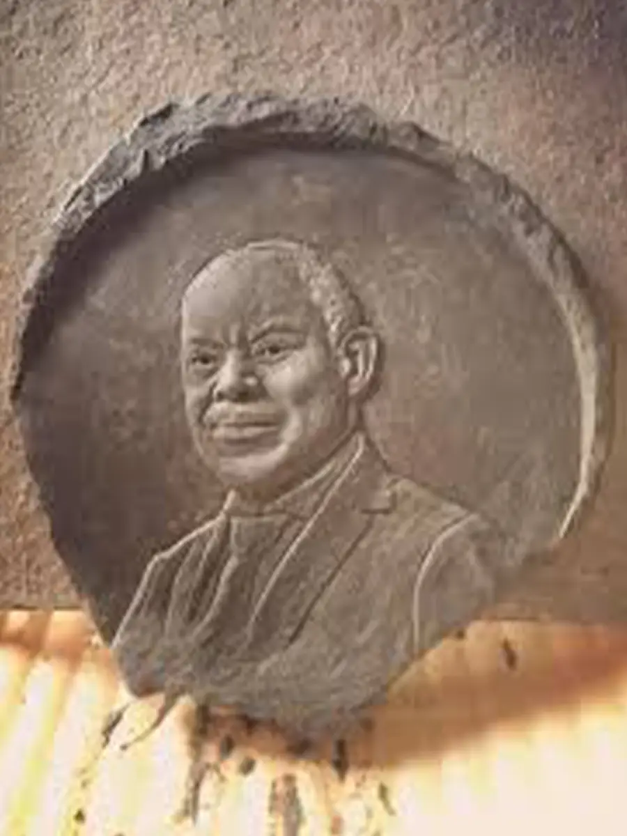 Relief sculpture of Professor Barnabas Nawangwe by Bobby Otto