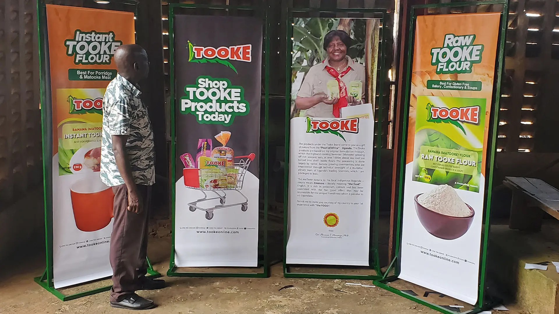 TOOKE BIRDC UMA event branding in Kampala