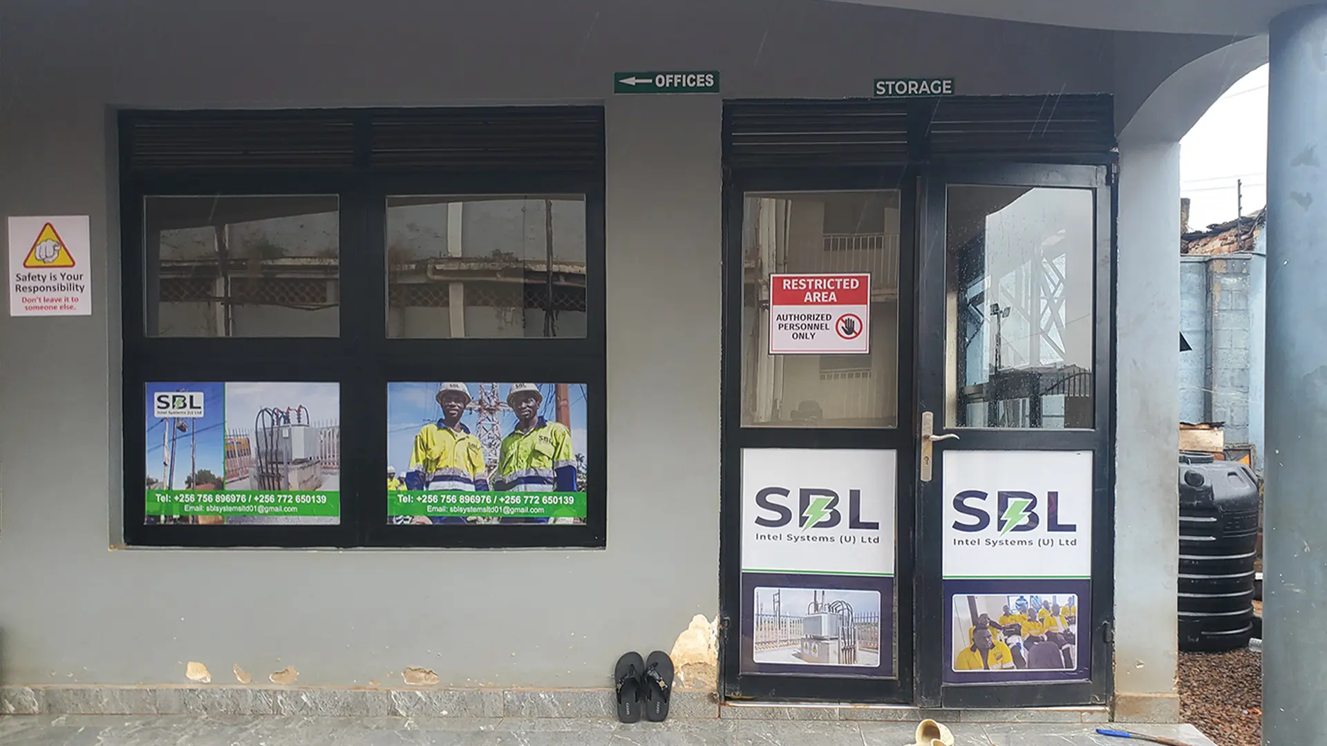 SBL Intel Systems corporate branding in Kampala