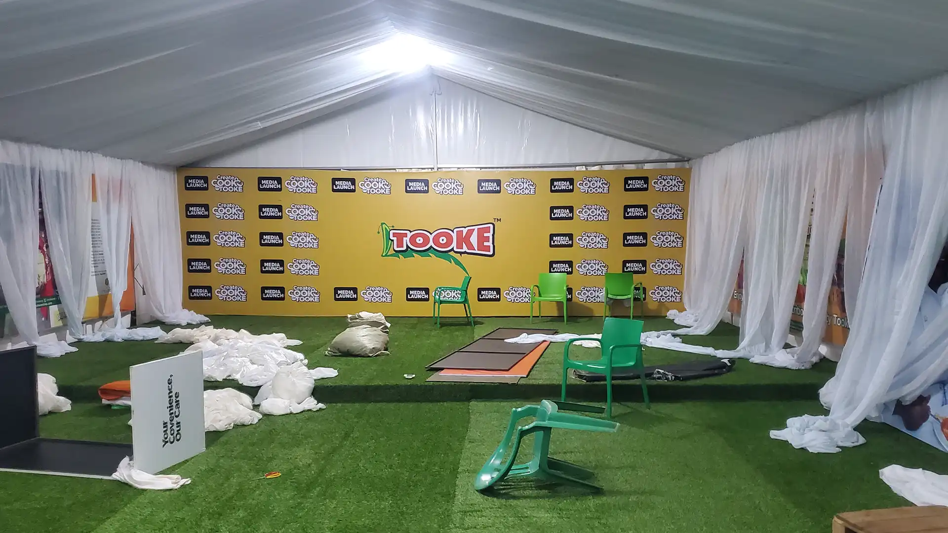 Event branding design in Kampala