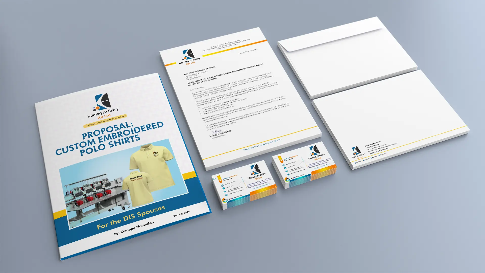 Brand template design in Kampala for editable branded documents presentations proposals and marketing materials