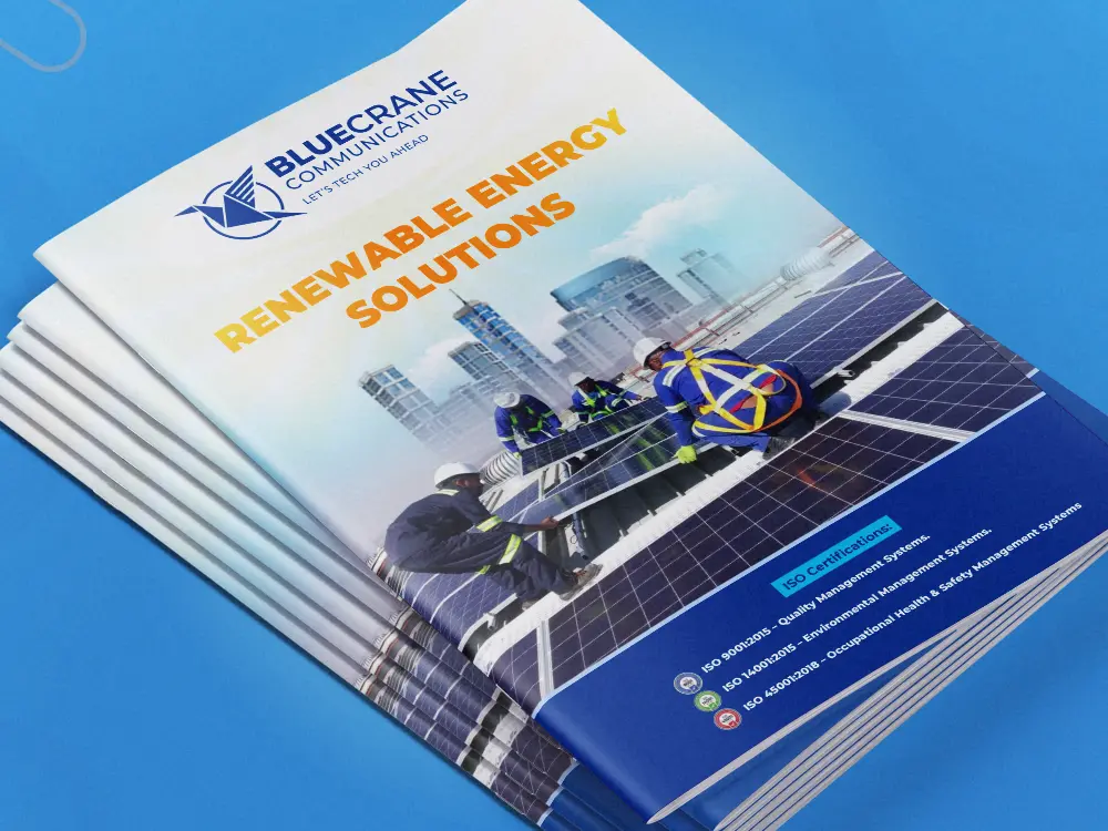 Multiple printed company profile copies for submissions meetings and corporate distribution in Kampala