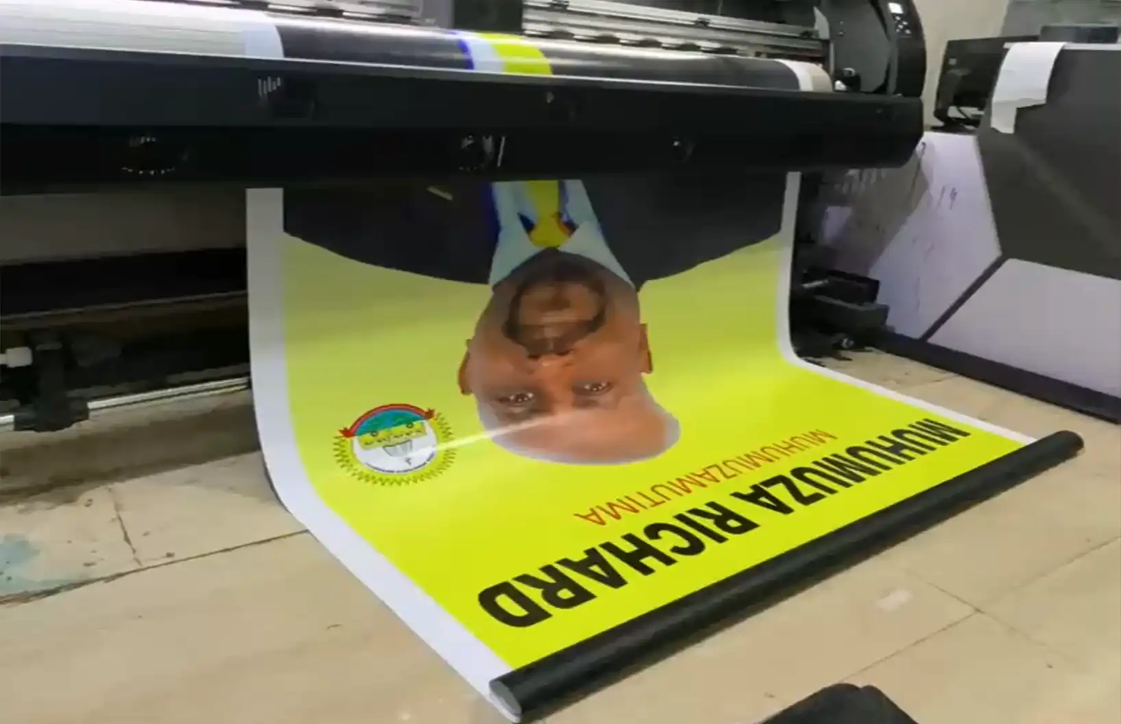 Large poster printing in Kampala with correct bleed and sharp typography for campaigns.